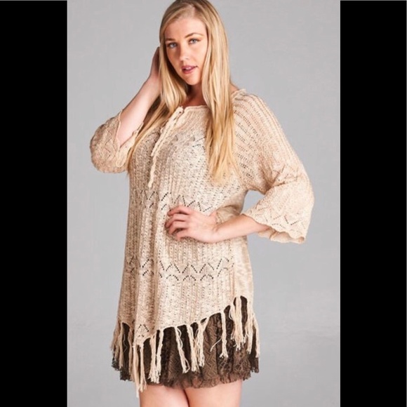 Plus Size Light Weight Summer Sweater - Picture 2 of 6